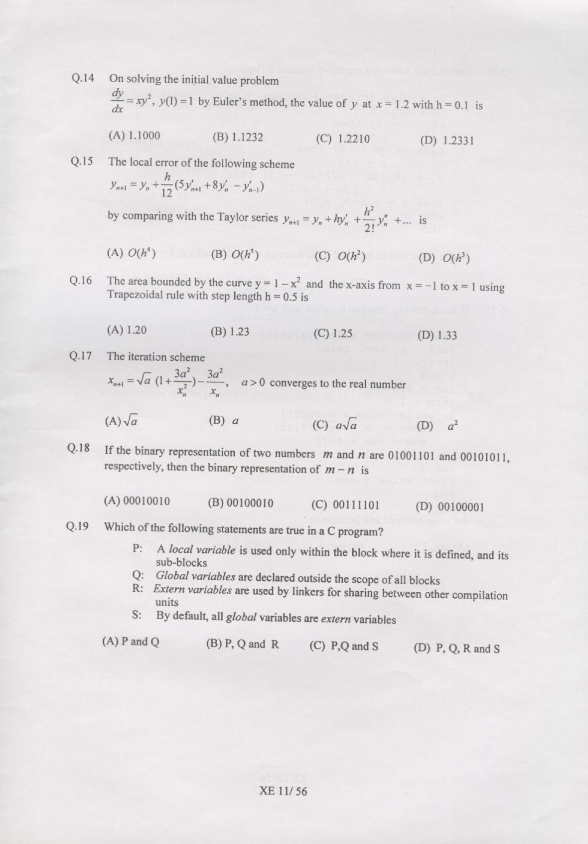 GATE Exam Question Paper 2007 Engineering Sciences 11