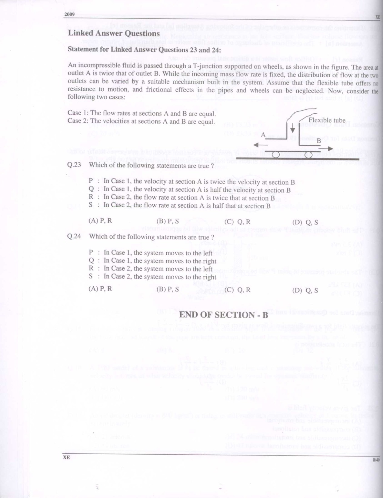 GATE Exam Question Paper 2009 Engineering Sciences 8