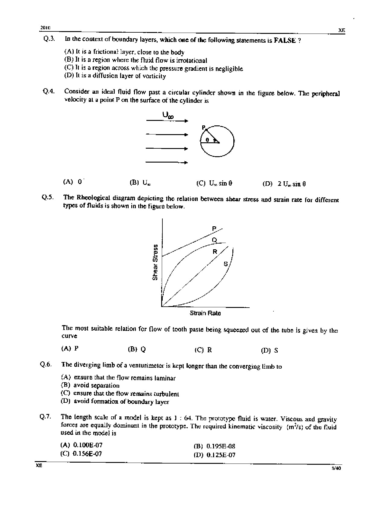 GATE Exam Question Paper 2010 Engineering Sciences 8