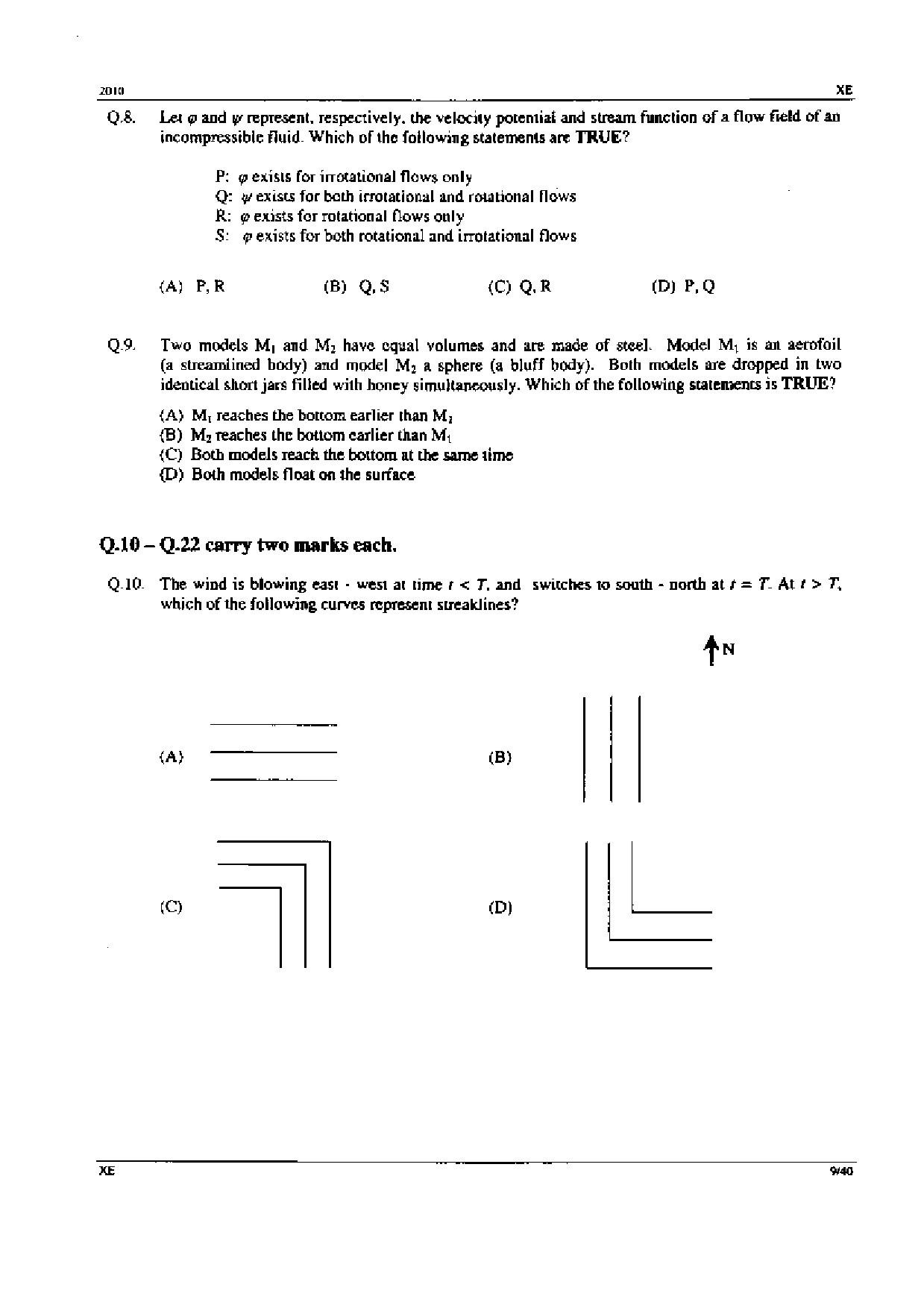 GATE Exam Question Paper 2010 Engineering Sciences 9