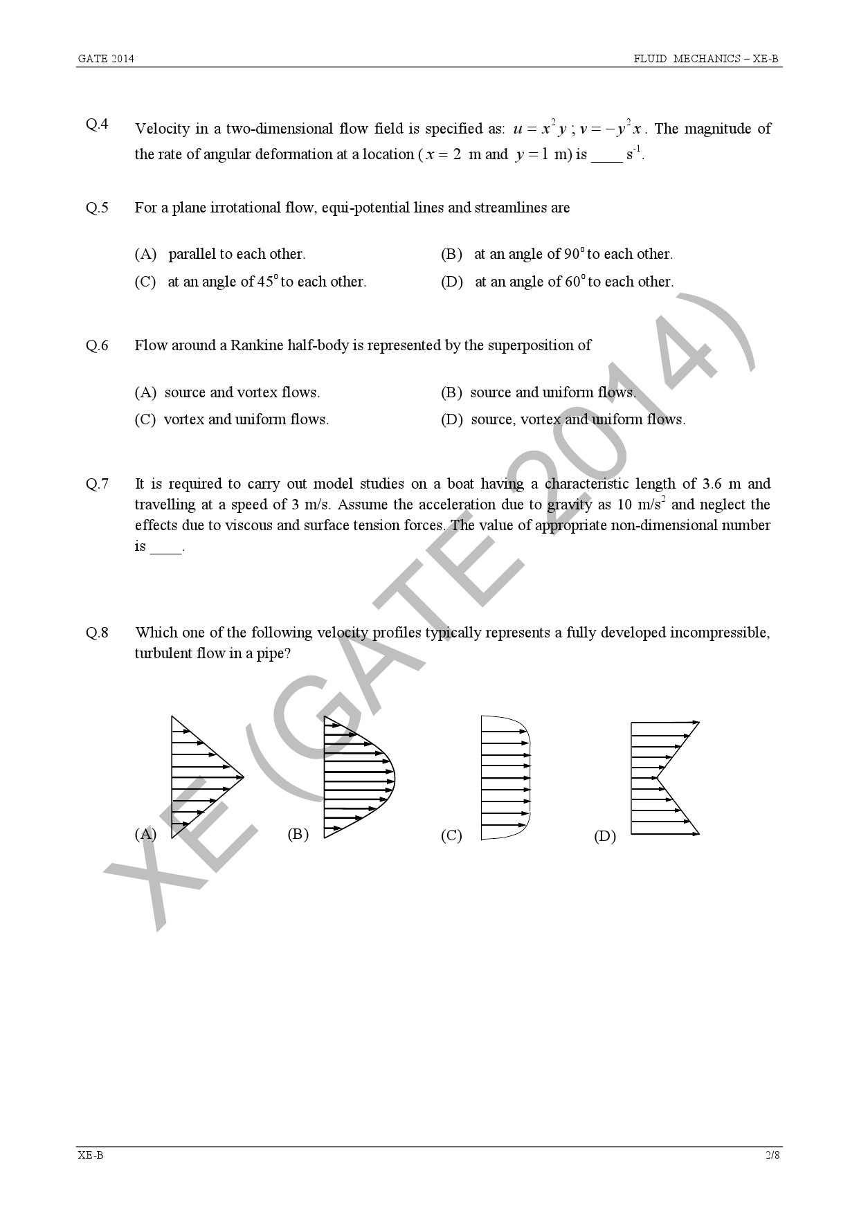 GATE Exam Question Paper 2014 Engineering Sciences 11