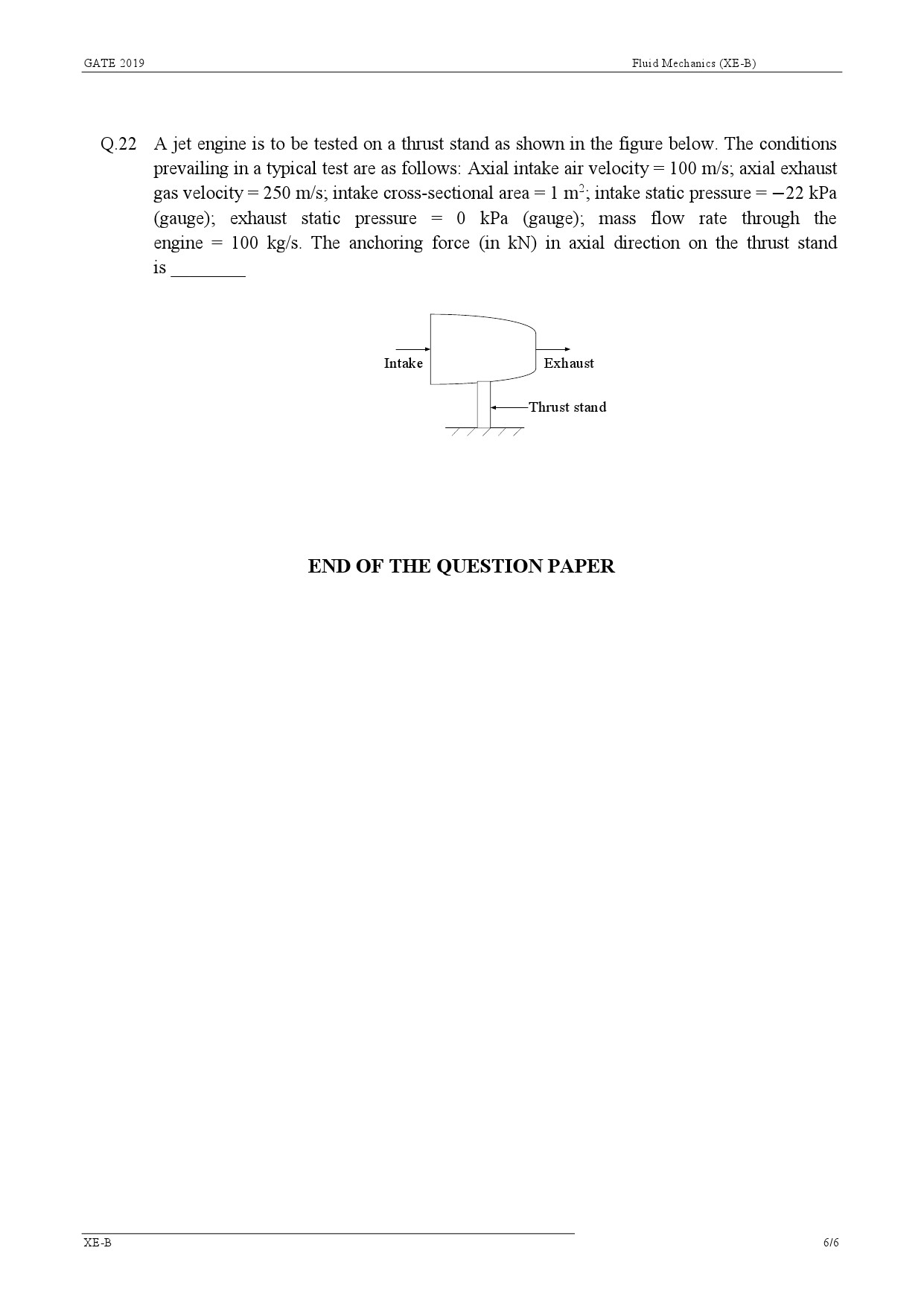 GATE Exam Question Paper 2019 Engineering Sciences 11