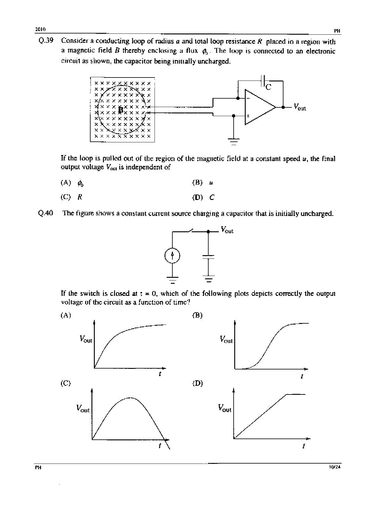 GATE Exam Question Paper 2010 Physics 10