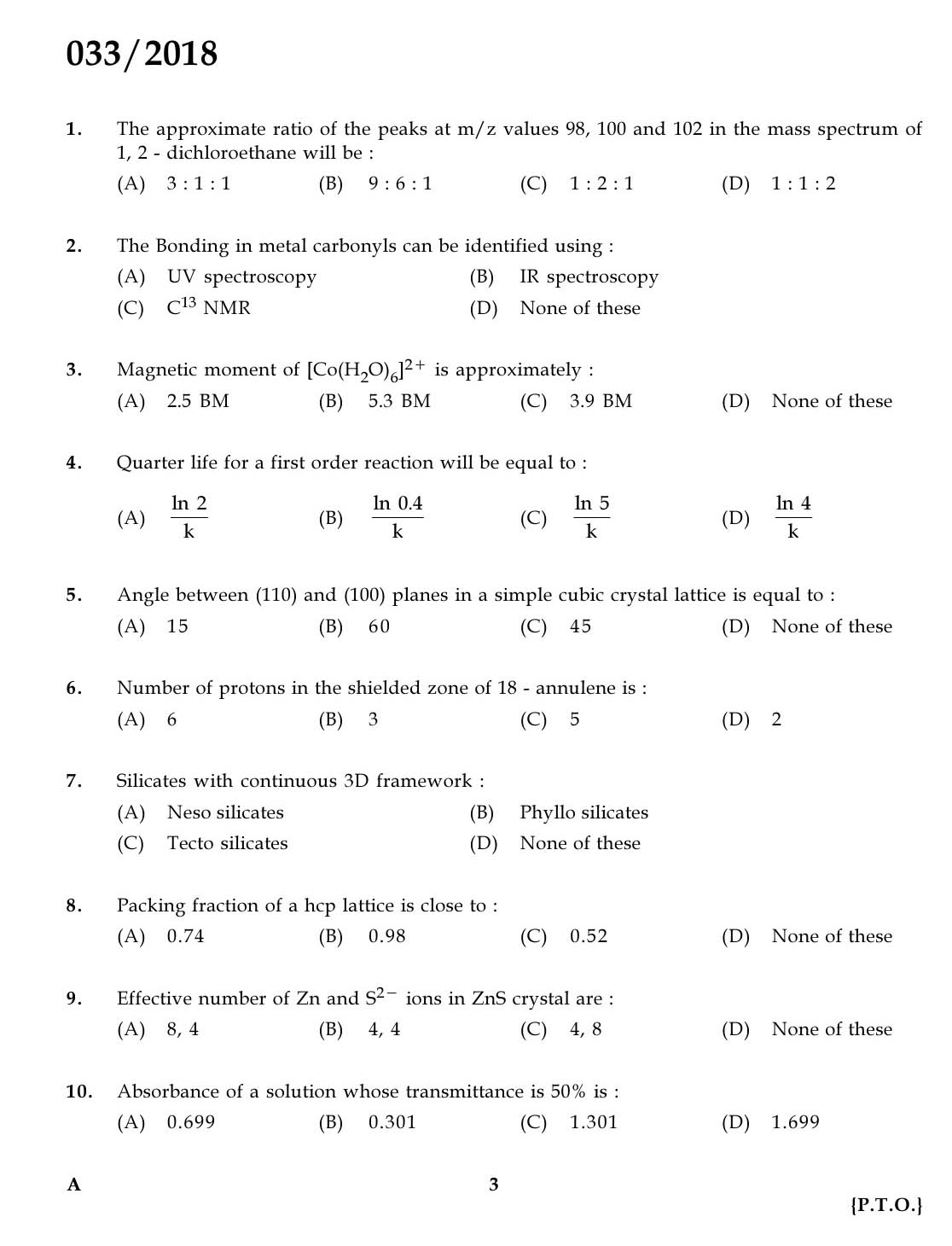 KPSC Higher Secondary School Teacher Exam Question 0332018 2