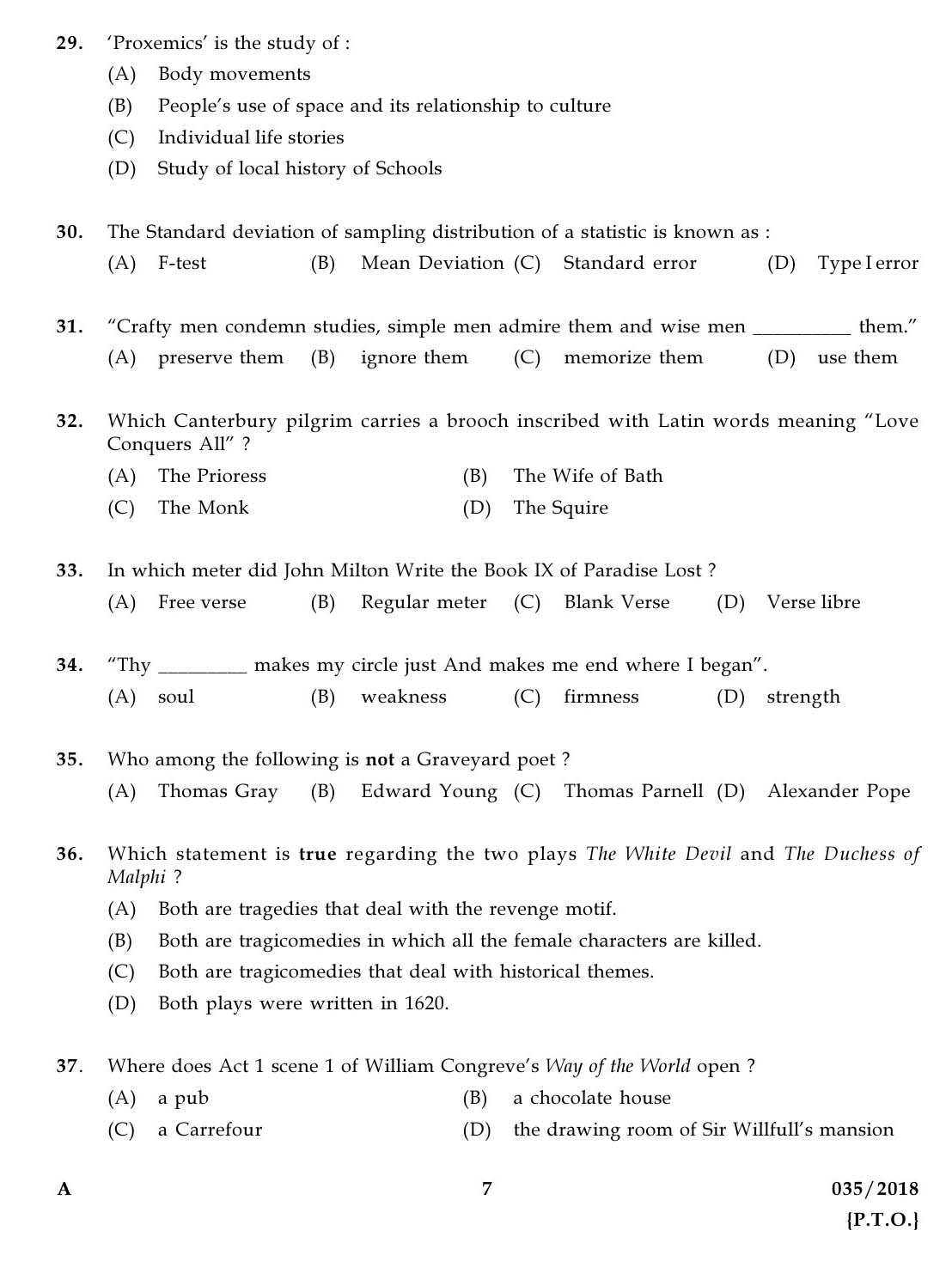 KPSC Higher Secondary School Teacher Exam Question 0352018 6