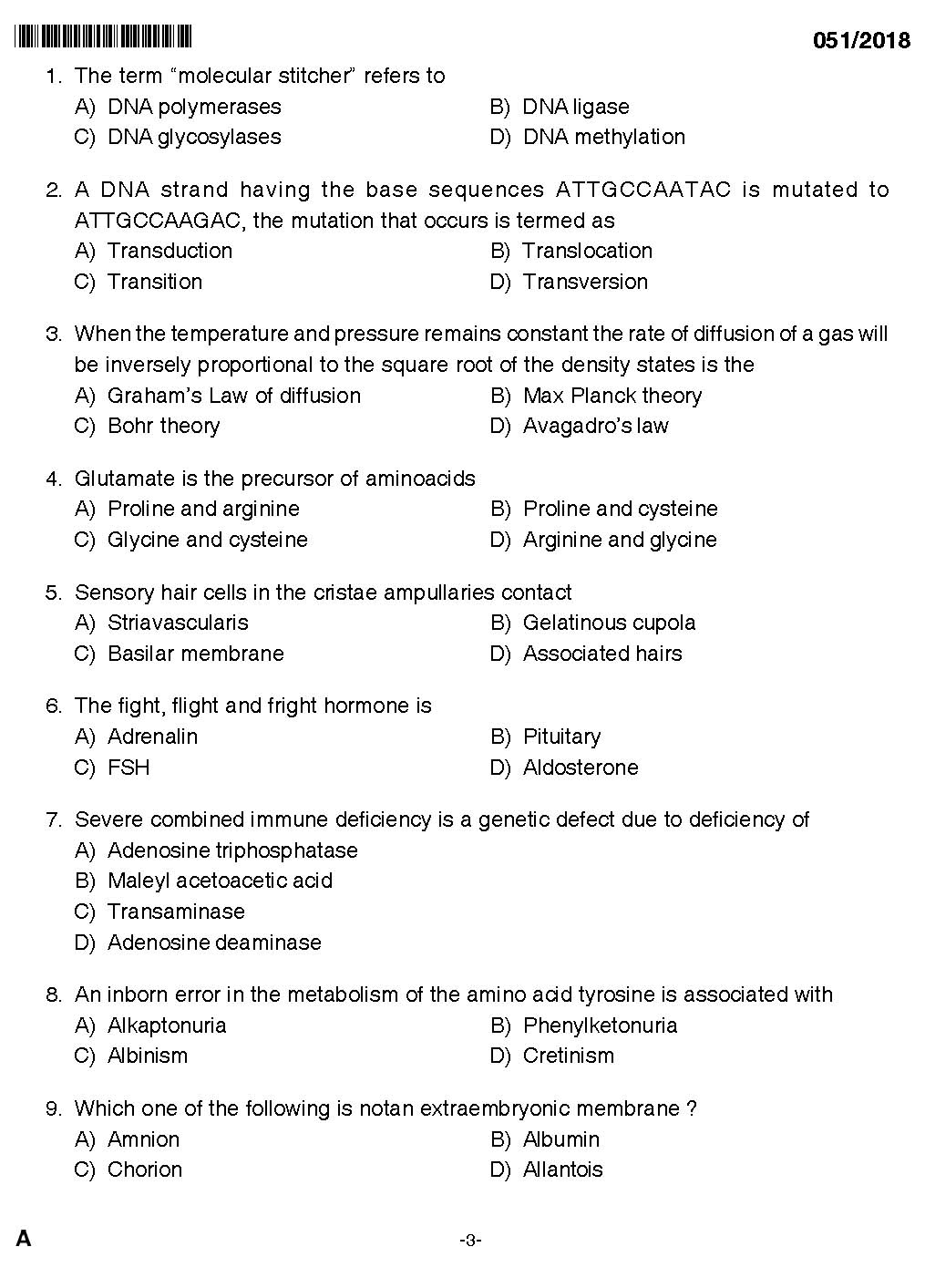 KPSC Higher Secondary School Teacher Exam Question 0512018 1