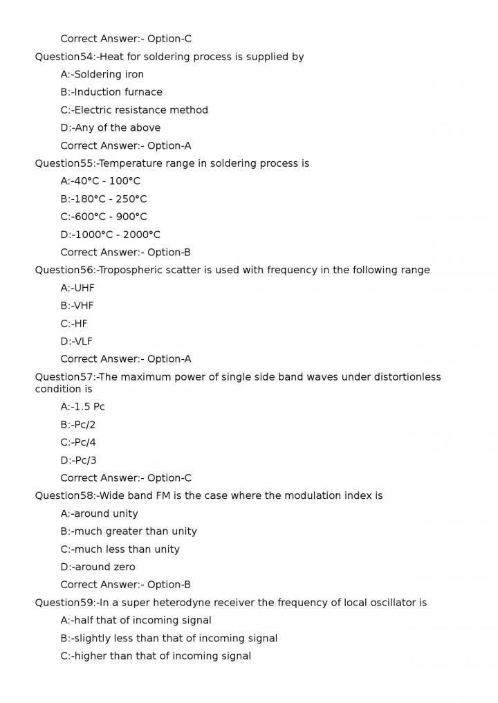 KPSC Junior Instructor Electronic Mechanic Exam 2023 Code 812023OL 11