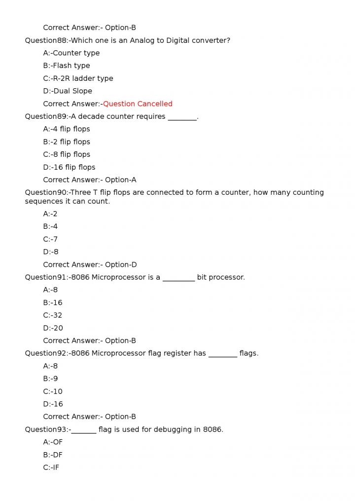 KPSC Junior Instructor Electronic Mechanic Exam 2023 Code 812023OL 17