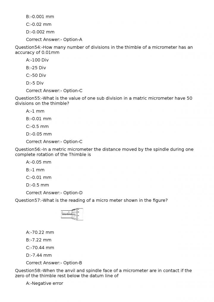 KPSC Junior Instructor Turner Exam 2023 Code 1592023OL 11