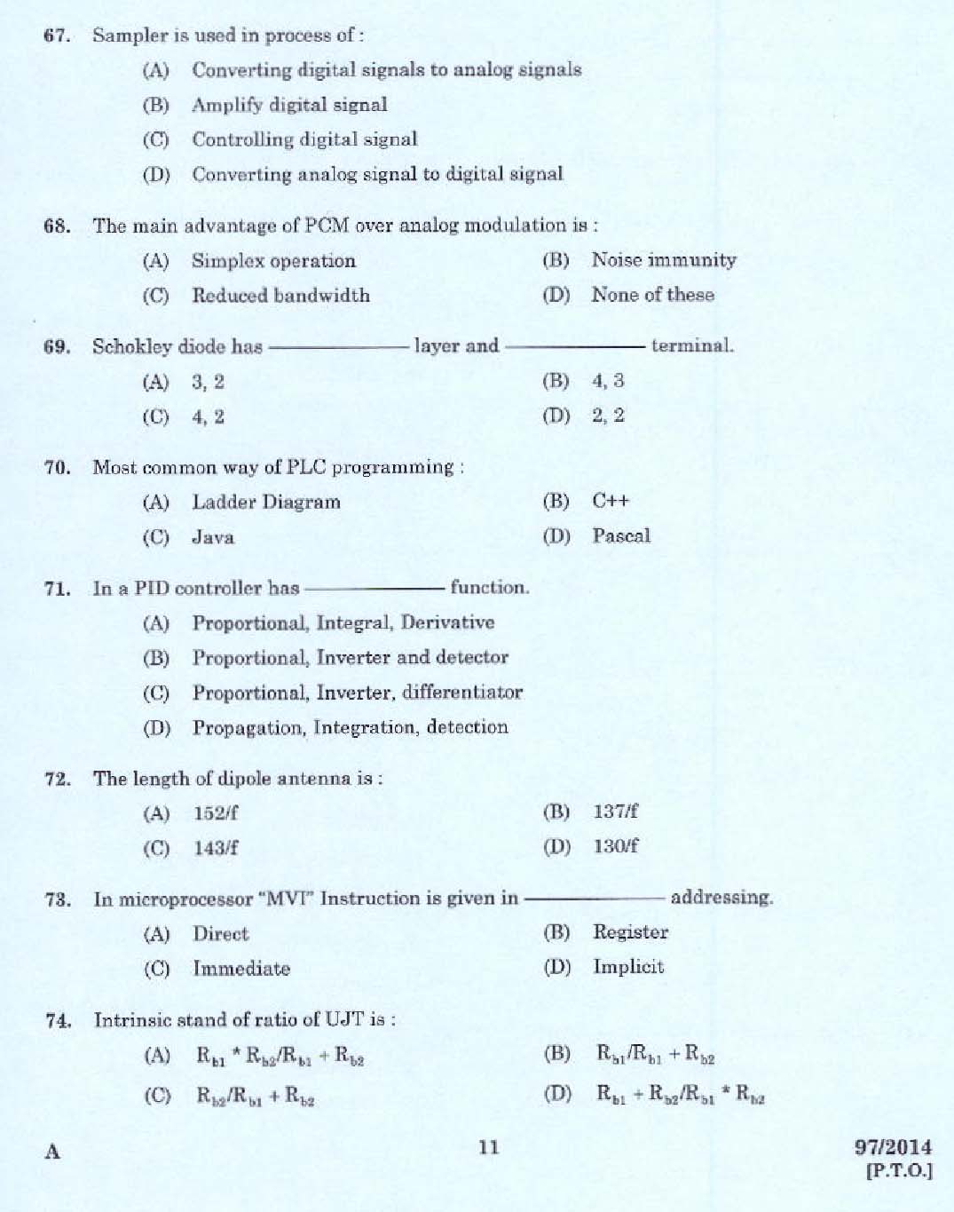 kerala-psc-junior-instructor-exam-question-paper-code-972014-junior