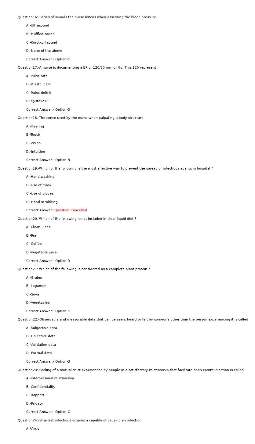 KPSC Chair Side Assistant Exam 2022 Code 762022OL 3