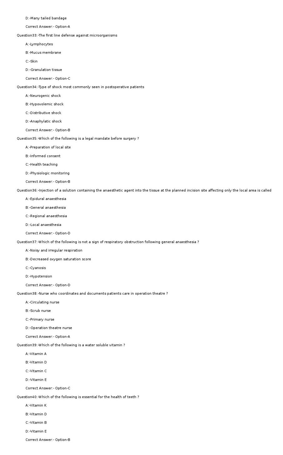 KPSC Chair Side Assistant Exam 2022 Code 762022OL 5