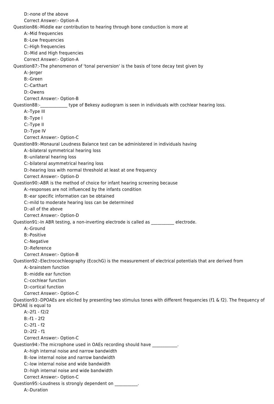 KPSC Audiologist and Speech Pathologist Exam 2019 Code 412019OL 10