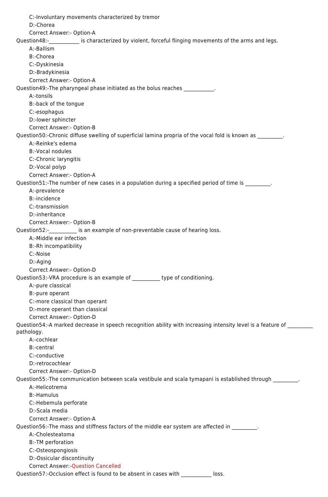 KPSC Audiologist and Speech Pathologist Exam 2019 Code 412019OL 6