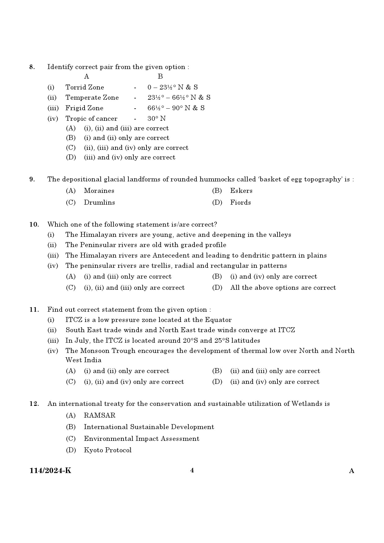 KPSC Data Entry Operator Kannada Exam 2024 Code 1142024 K 2