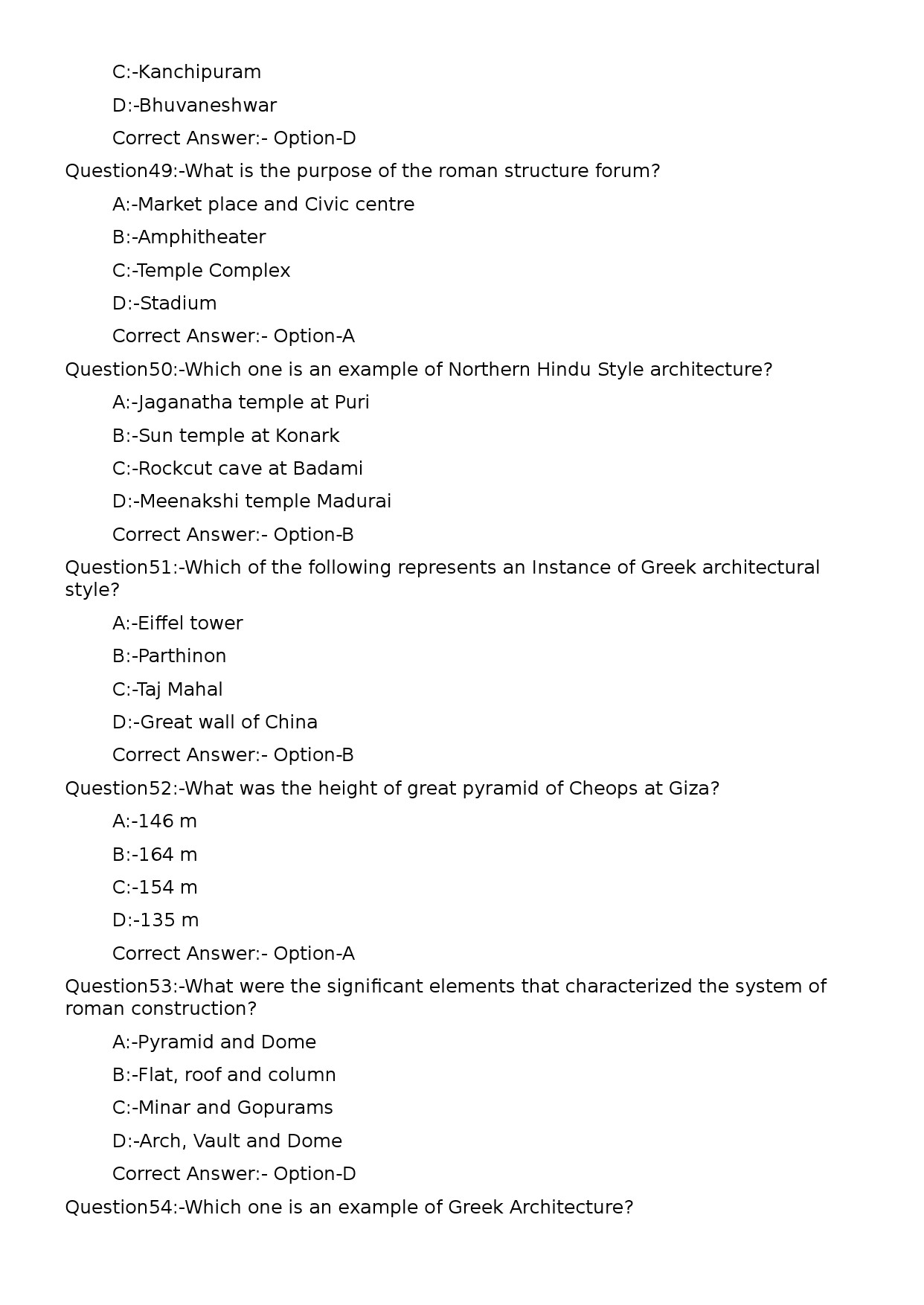 KPSC Architectural Draftsman Grade II Exam 2023 Code 952023OL 10