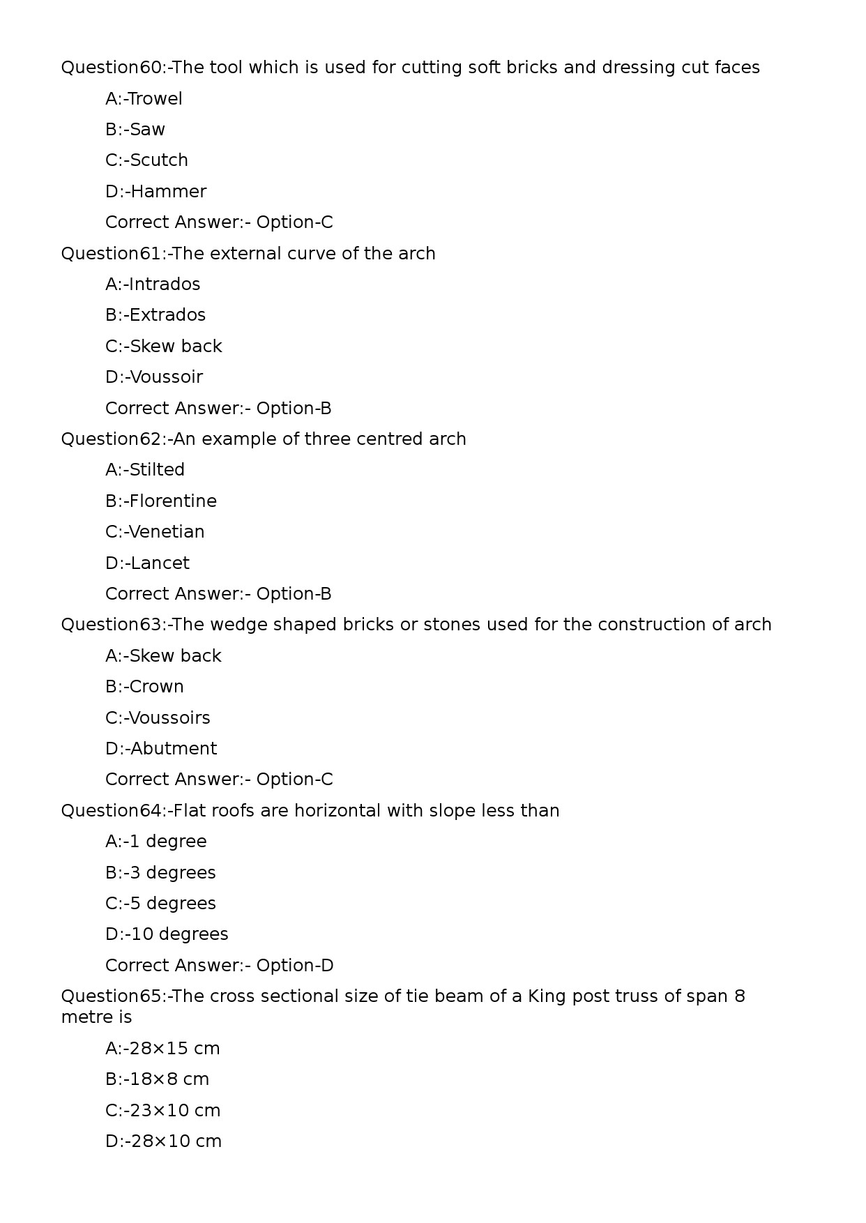 KPSC Architectural Draftsman Grade II Exam 2023 Code 952023OL 12