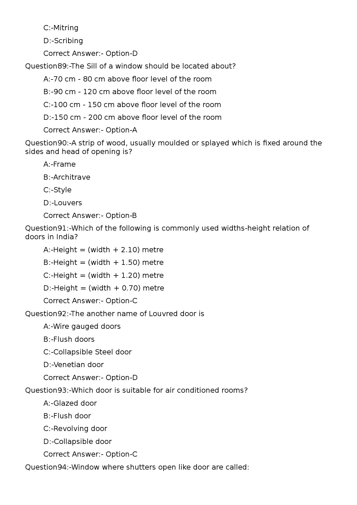 KPSC Architectural Draftsman Grade II Exam 2023 Code 952023OL 17