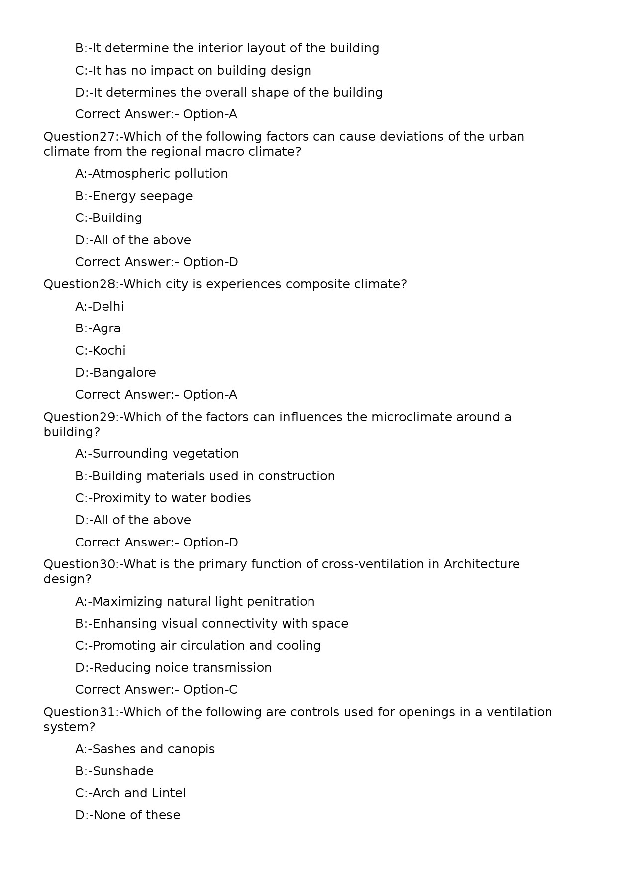 KPSC Architectural Draftsman Grade II Exam 2023 Code 952023OL 6