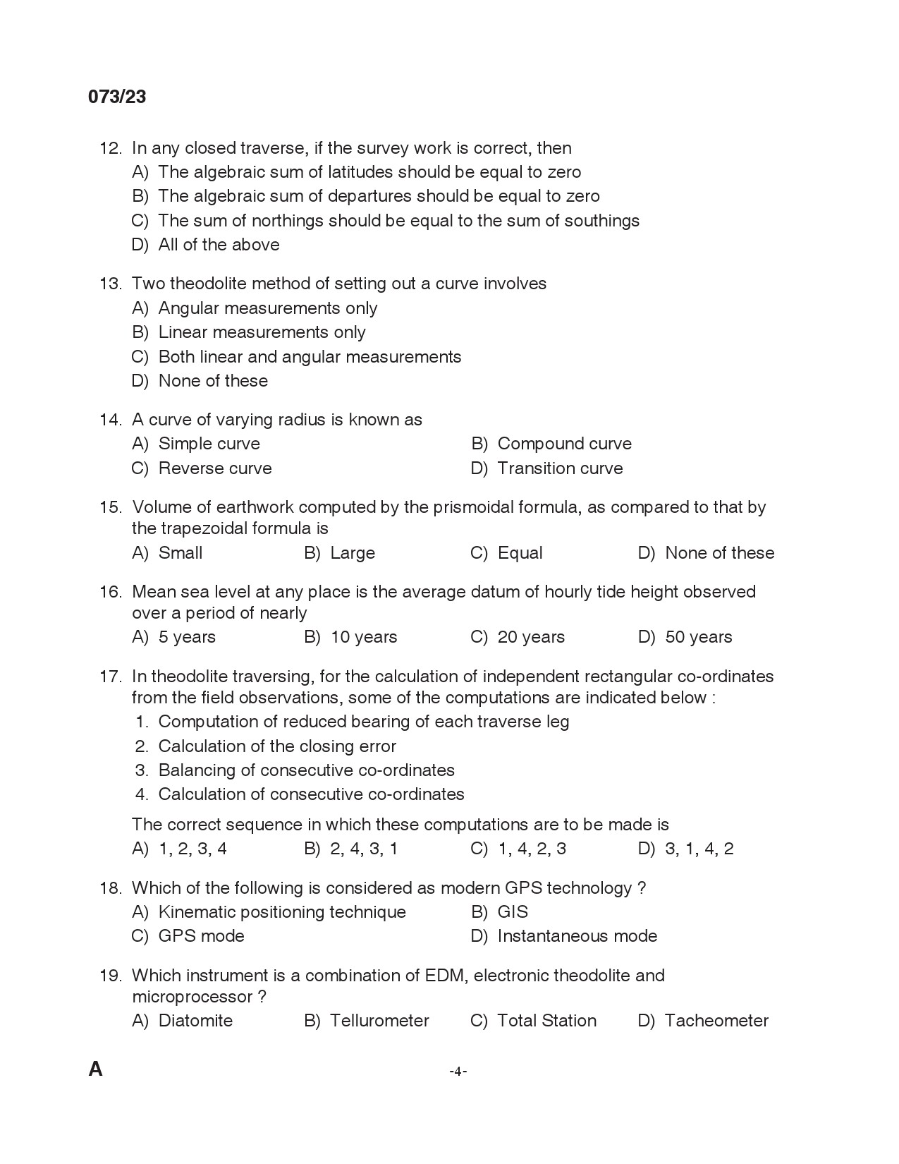 KPSC Draftsman Grade II Exam 2023 Code 0732023 3