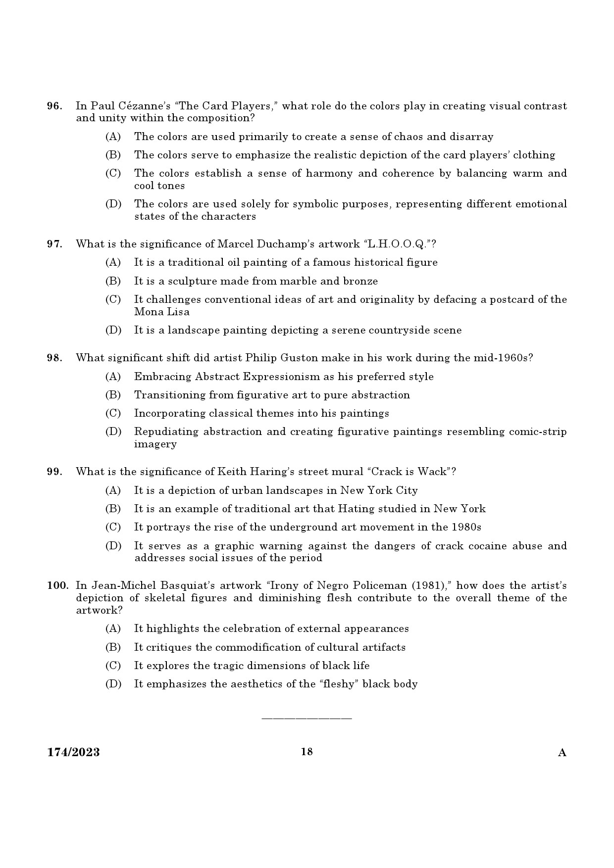 KPSC Draftsman Grade II Exam 2023 Code 1742023 16