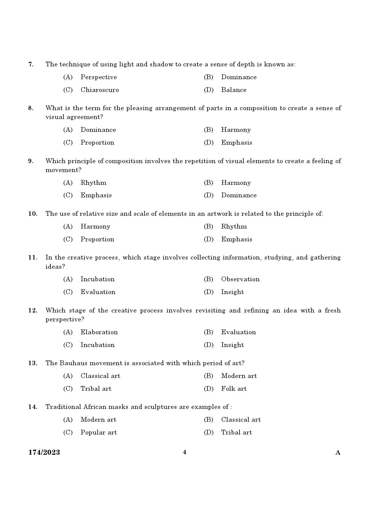 KPSC Draftsman Grade II Exam 2023 Code 1742023 2