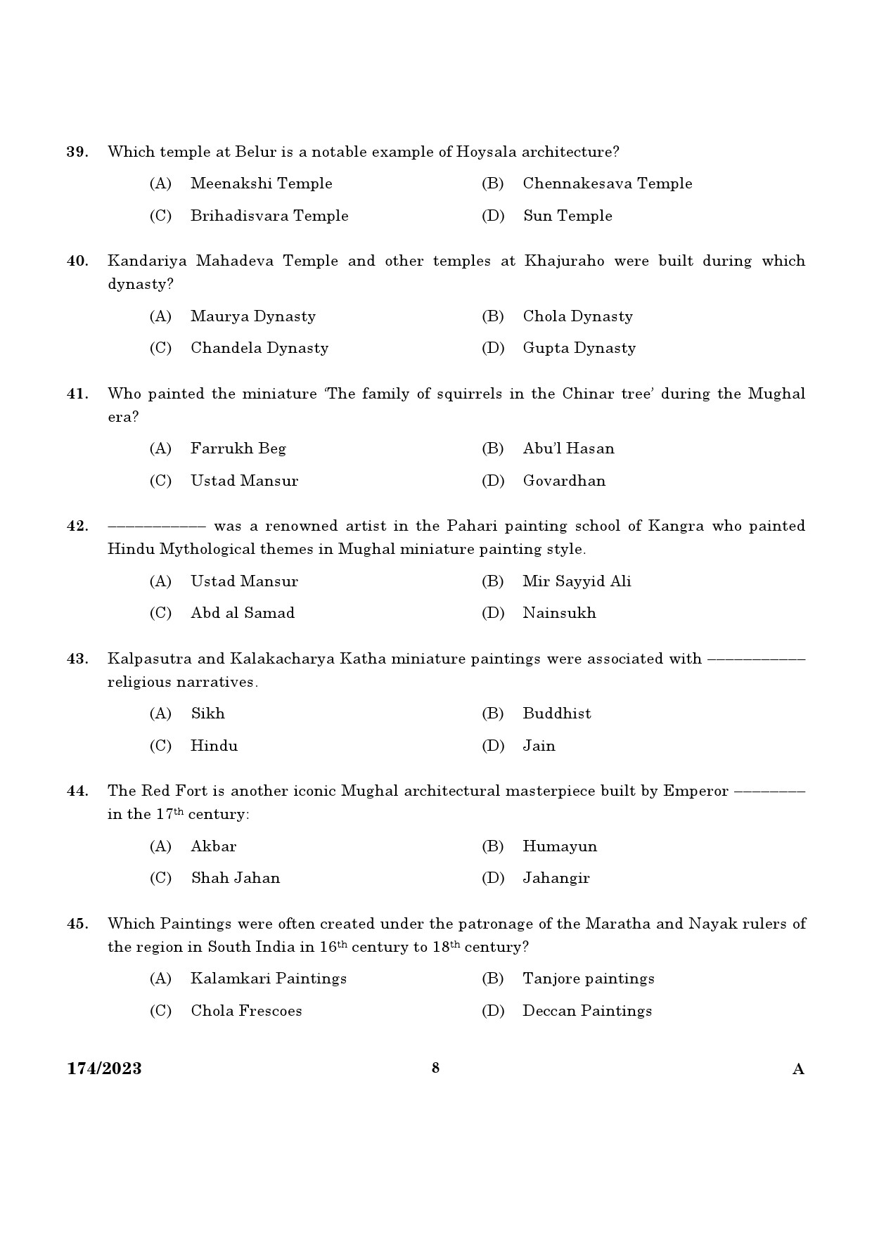 KPSC Draftsman Grade II Exam 2023 Code 1742023 6