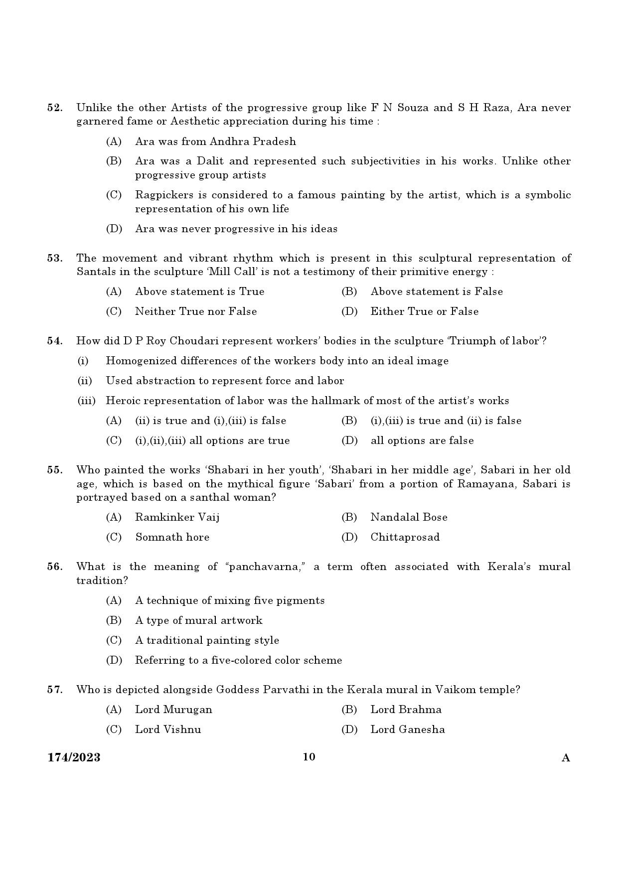 KPSC Draftsman Grade II Exam 2023 Code 1742023 8