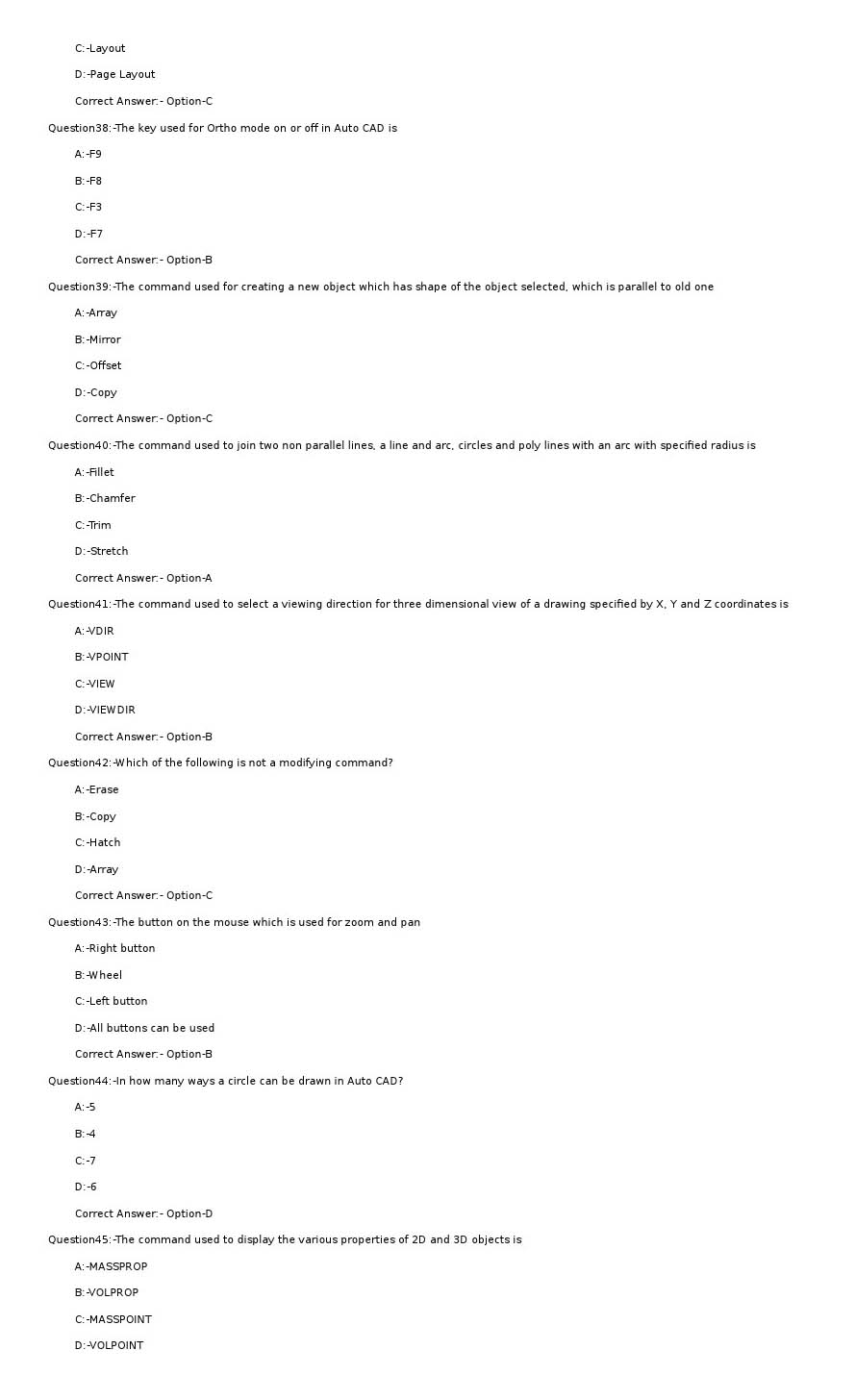 KPSC Mechanical Draughtsman Exam 2022 Code 802022OL 6