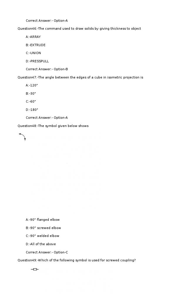 KPSC Mechanical Draughtsman Exam 2022 Code 802022OL 7