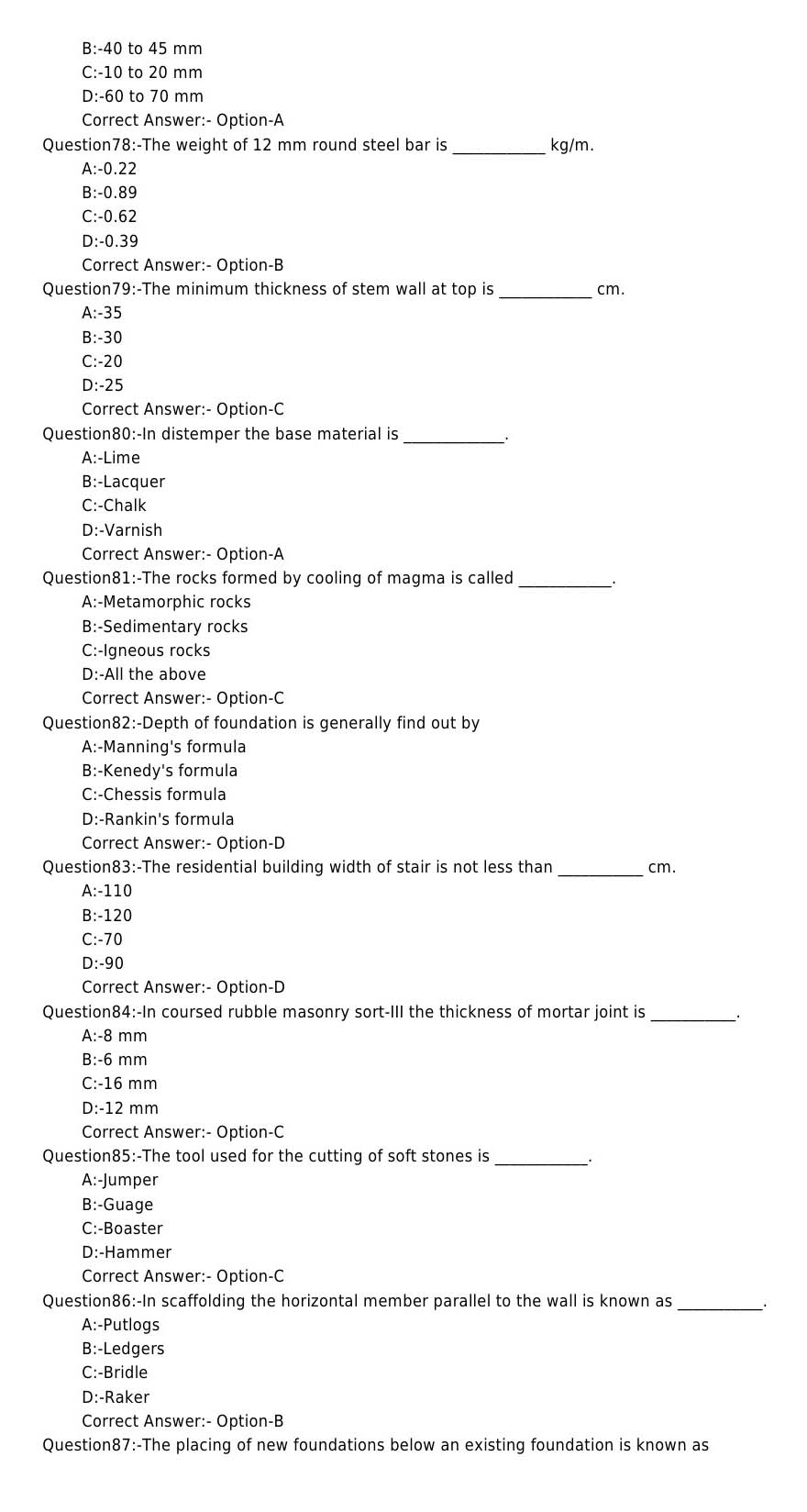 KPSC Second Grade Overseer Exam 2017 Code 422017OL 9