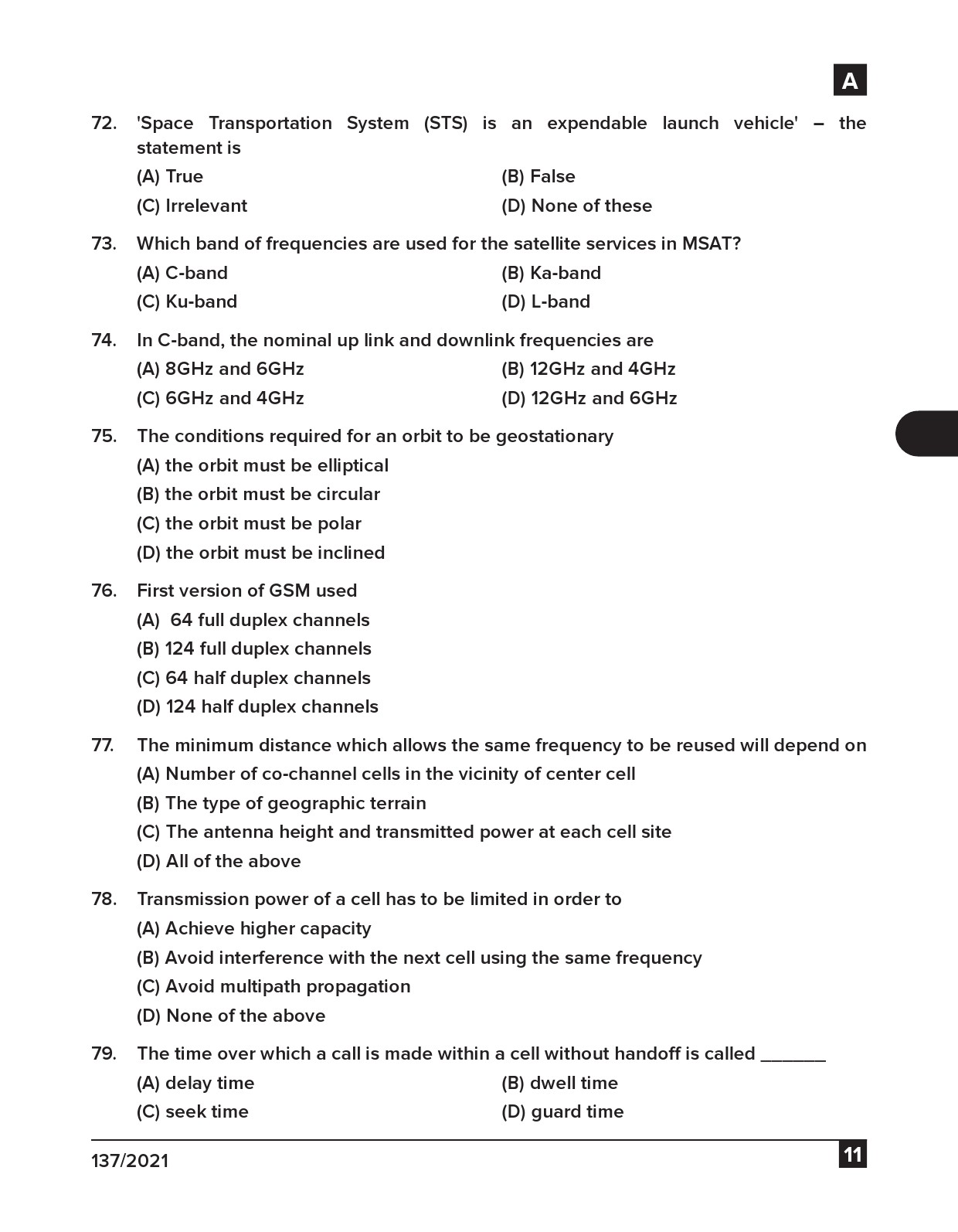 KPSC Engineering Assistant Exam 2021 Code 1372021 10