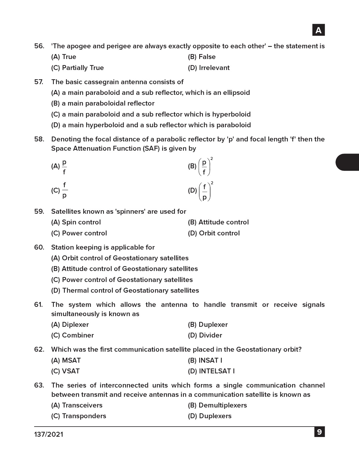 KPSC Engineering Assistant Exam 2021 Code 1372021 8