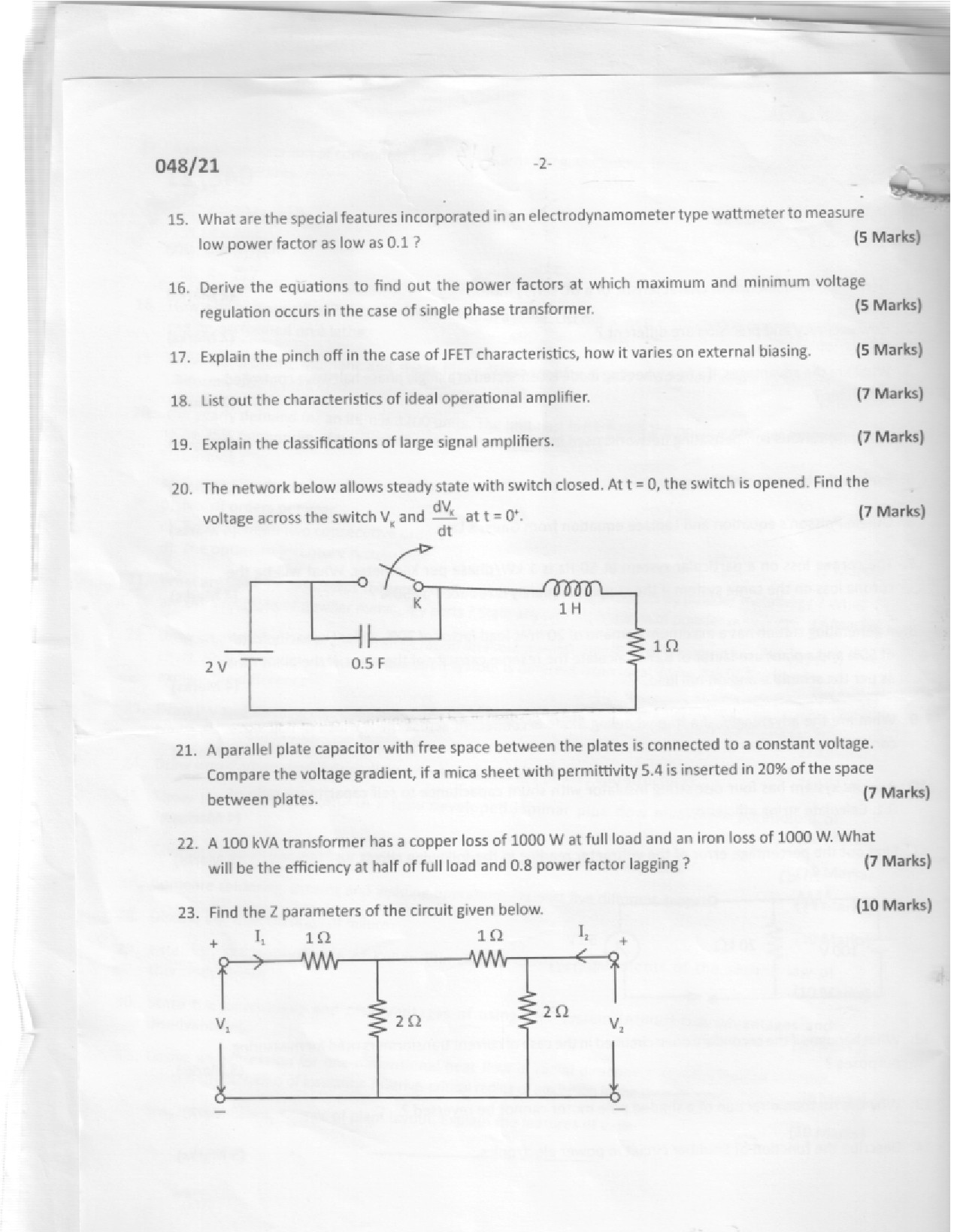 KPSC Range Forest Officer Exam 2021 Code 04821 2