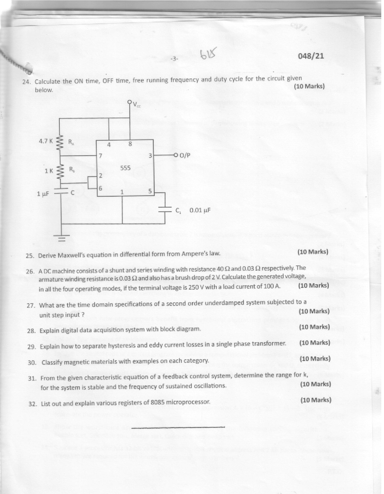 KPSC Range Forest Officer Exam 2021 Code 04821 3