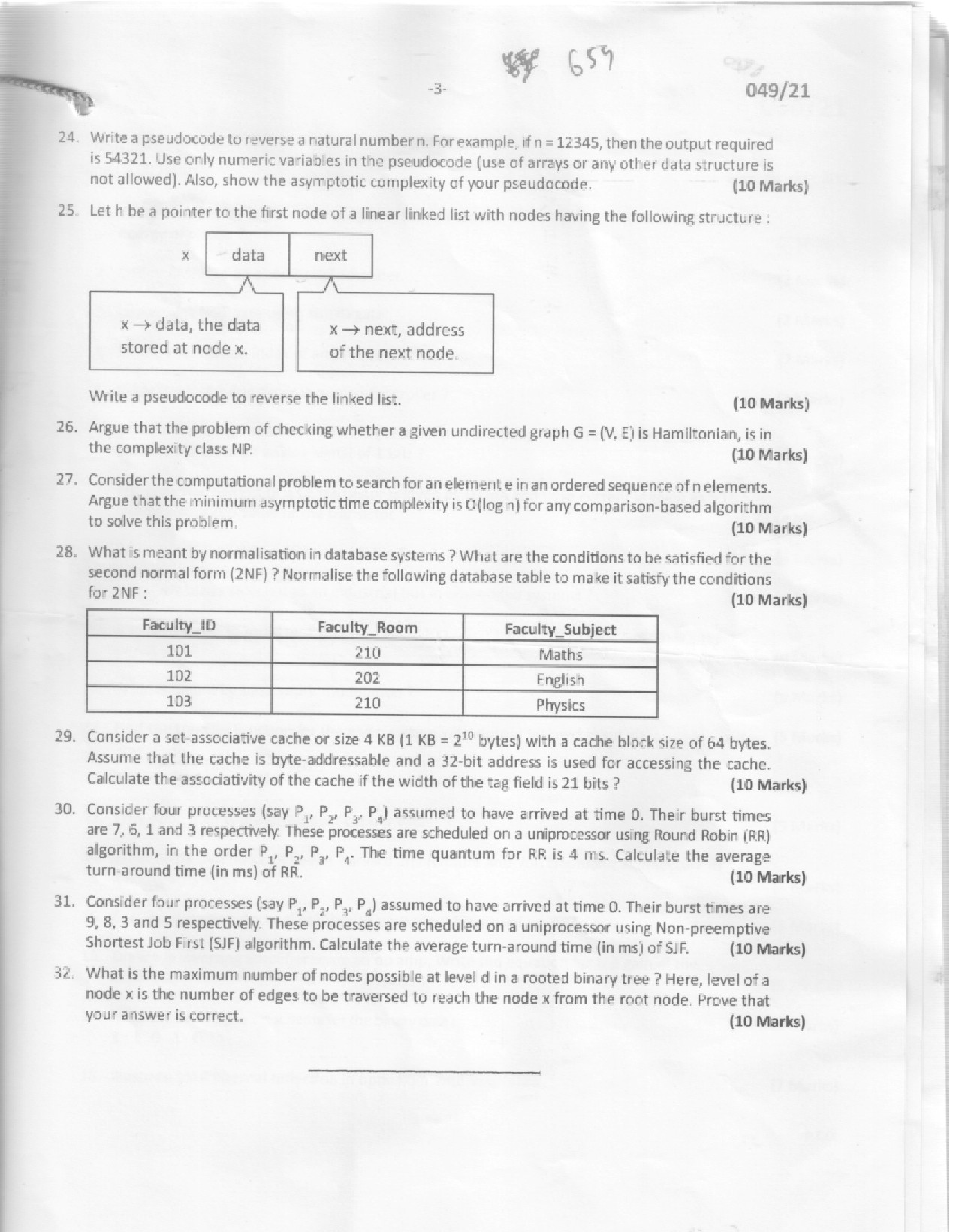 KPSC Range Forest Officer Exam 2021 Code 04921 3