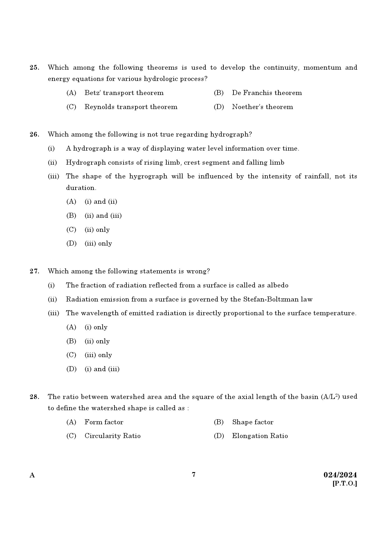 KPSC Range Forest Officer Exam 2024 Code 0242024 5