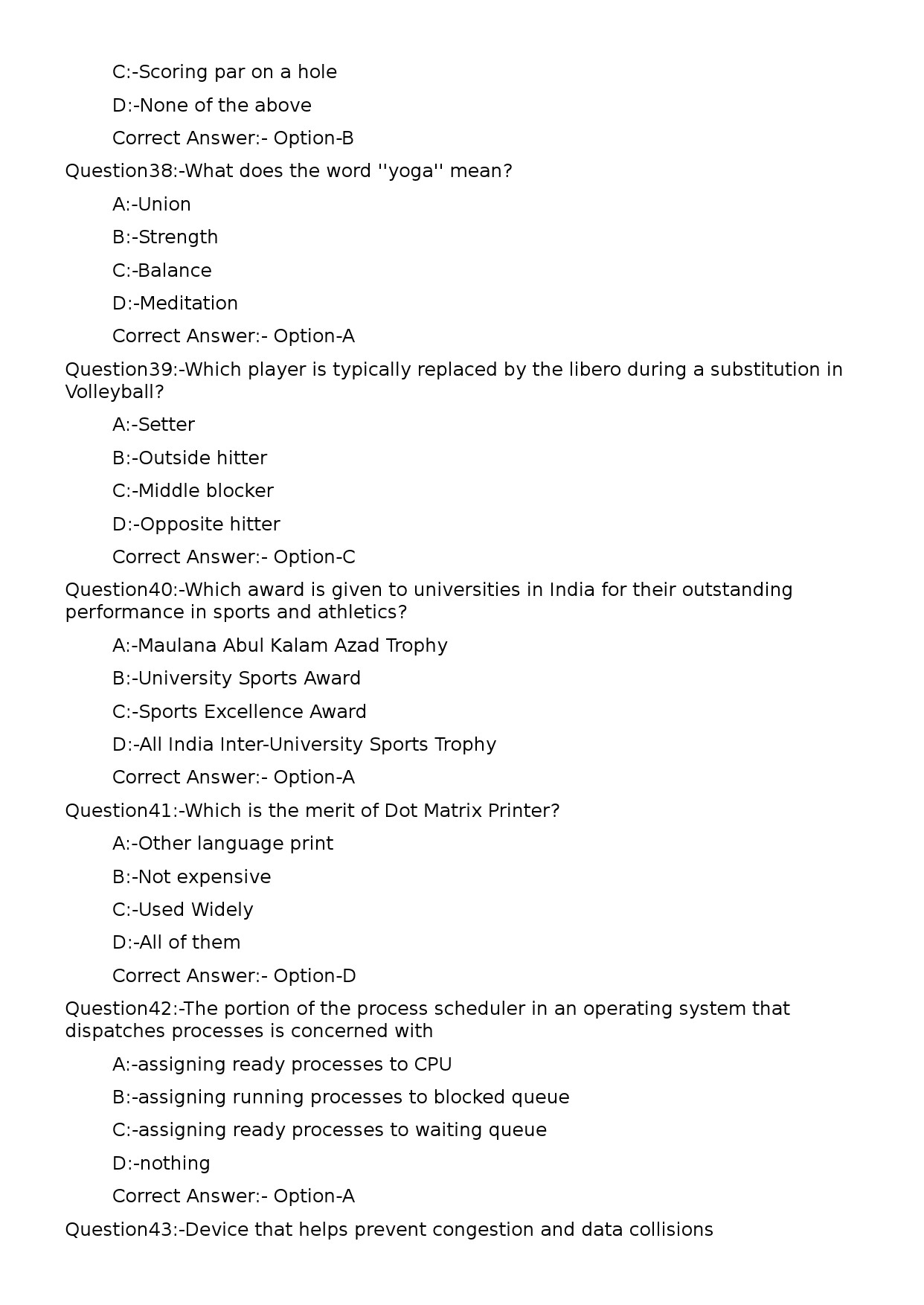 KPSC Range Forest Officer Kannada Exam 2023 Code 1032023OL 8