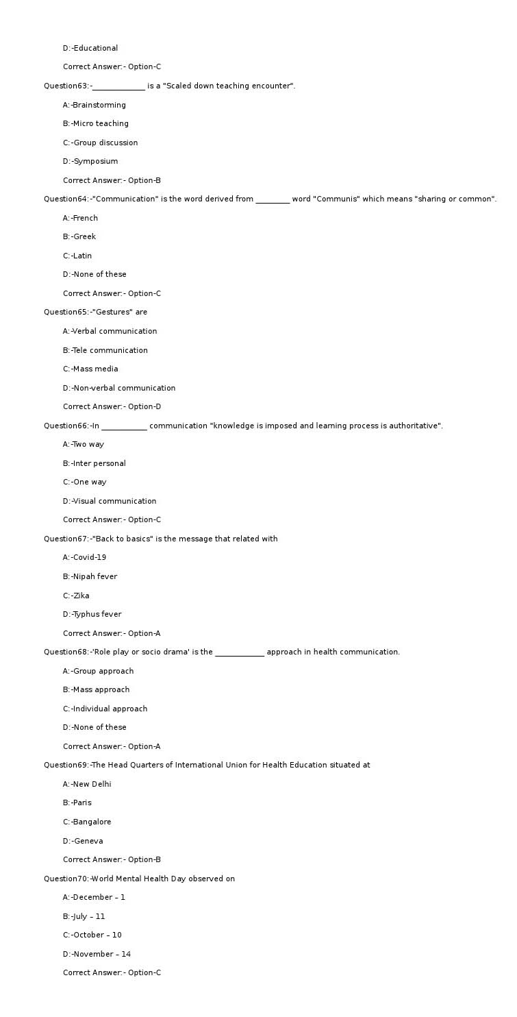 KPSC Health Inspector Grade II Exam 2022 Code 922022OL 9