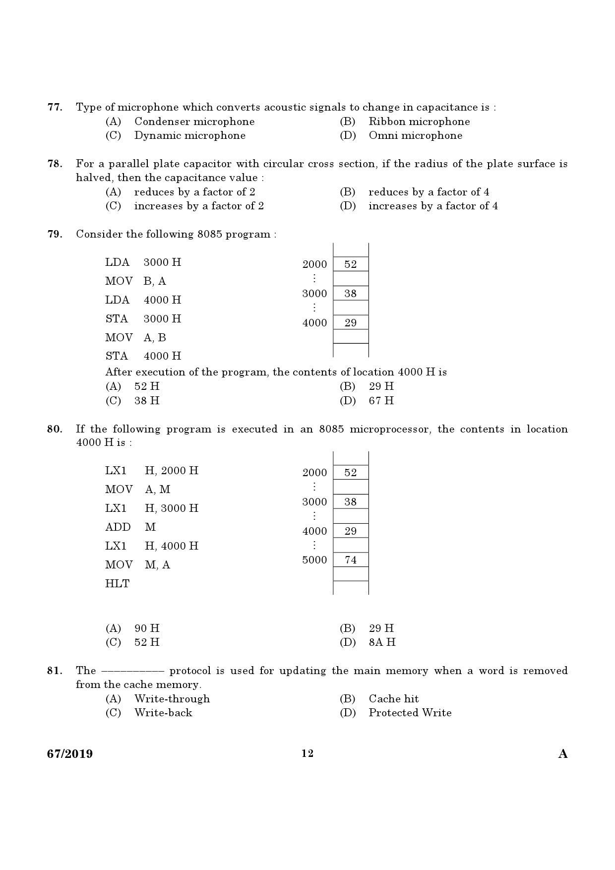 KPSC Industries Extension Officer Exam 2019 Code 672019 10