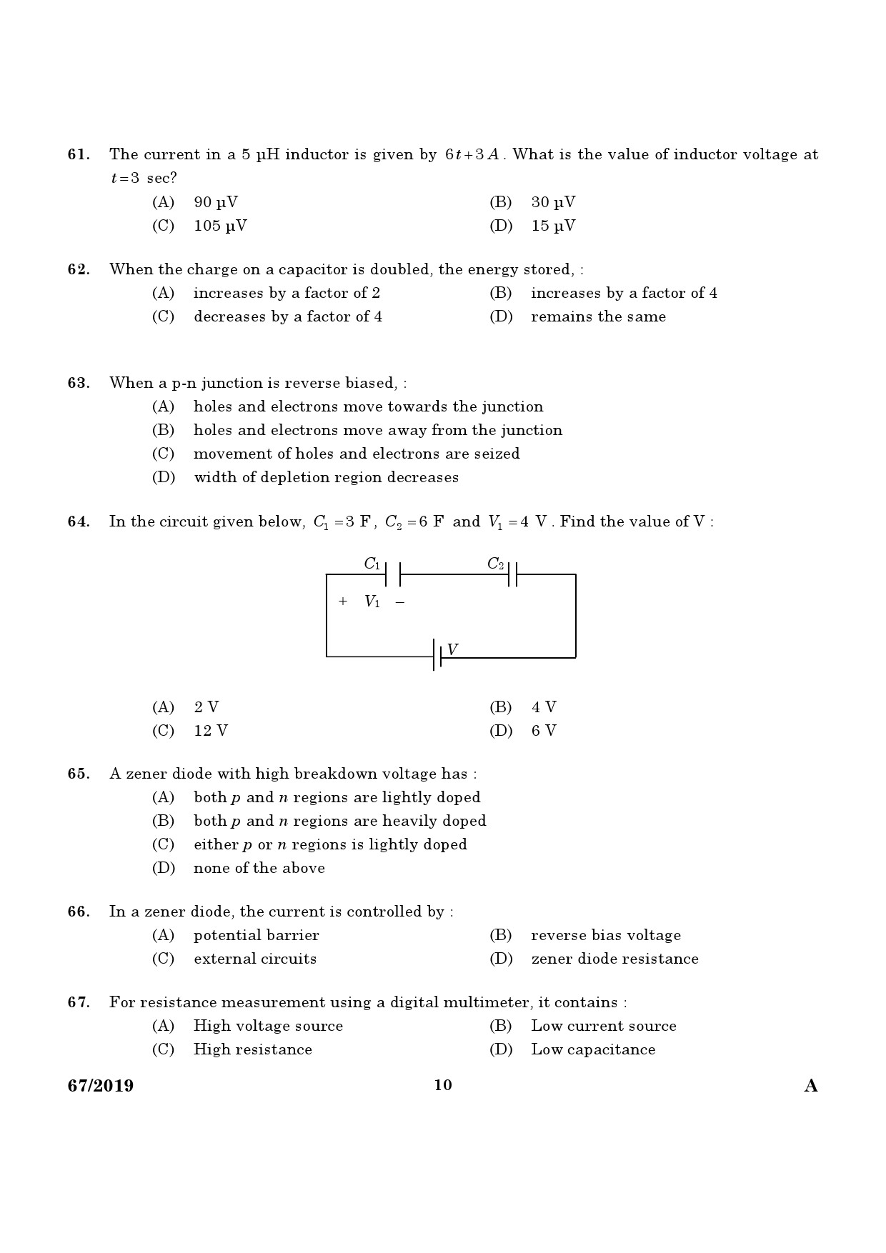 KPSC Industries Extension Officer Exam 2019 Code 672019 8