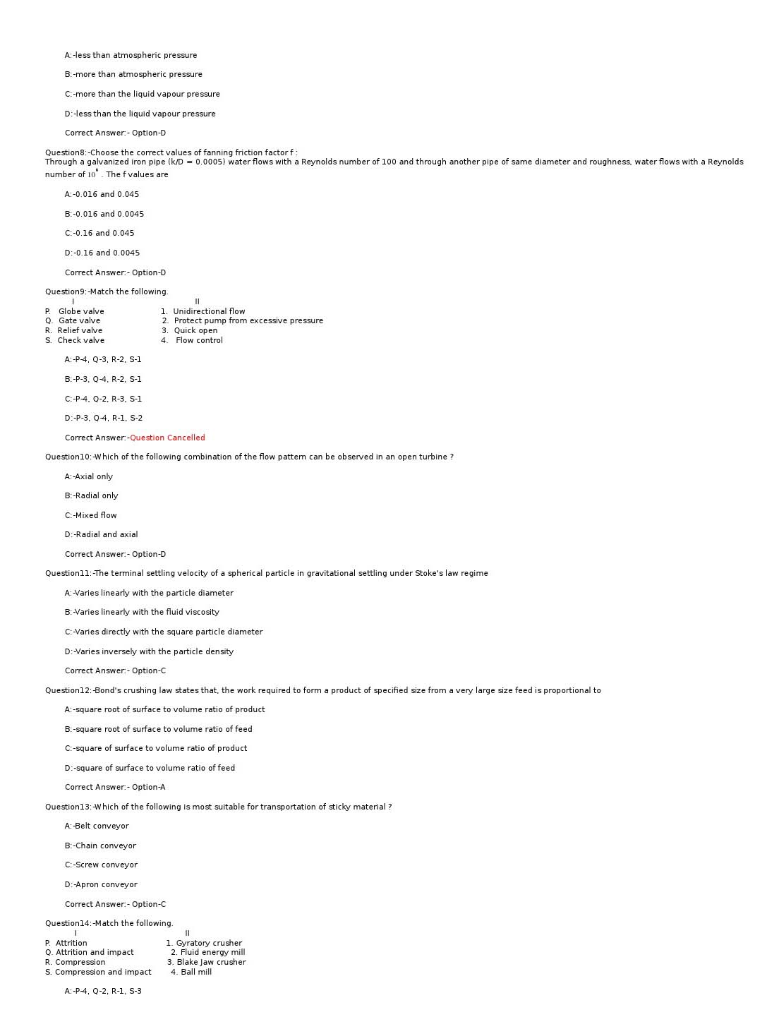 KPSC Instructor Grade I in Chemical Engineering Exam 2022 Code 672022OL 2