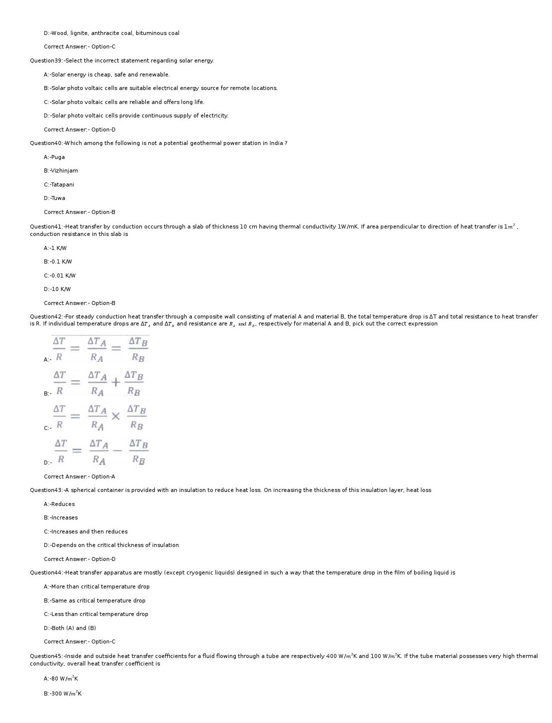 KPSC Instructor Grade I in Chemical Engineering Exam 2022 Code 672022OL 6