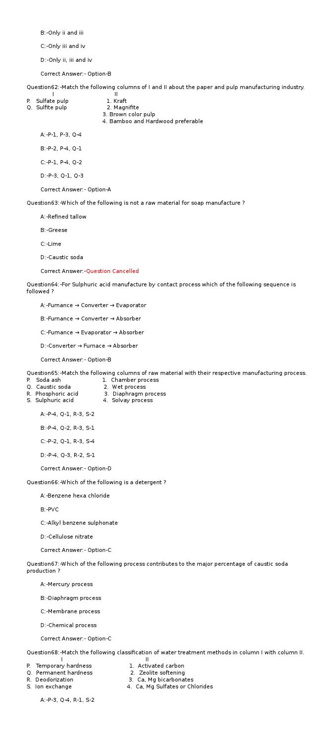 KPSC Instructor Grade I in Chemical Engineering Exam 2022 Code 672022OL 9