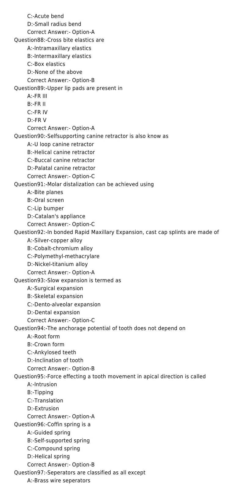 KPSC Laboratory Technical Assistant Dental Technology Exam 2017 10