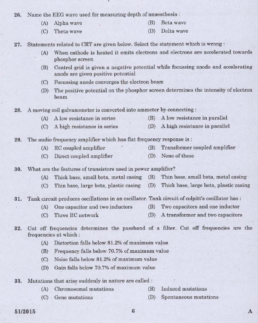 Laboratory Technical Assistant Maintenance and Operation of Bio Medical Equipments 2015 4