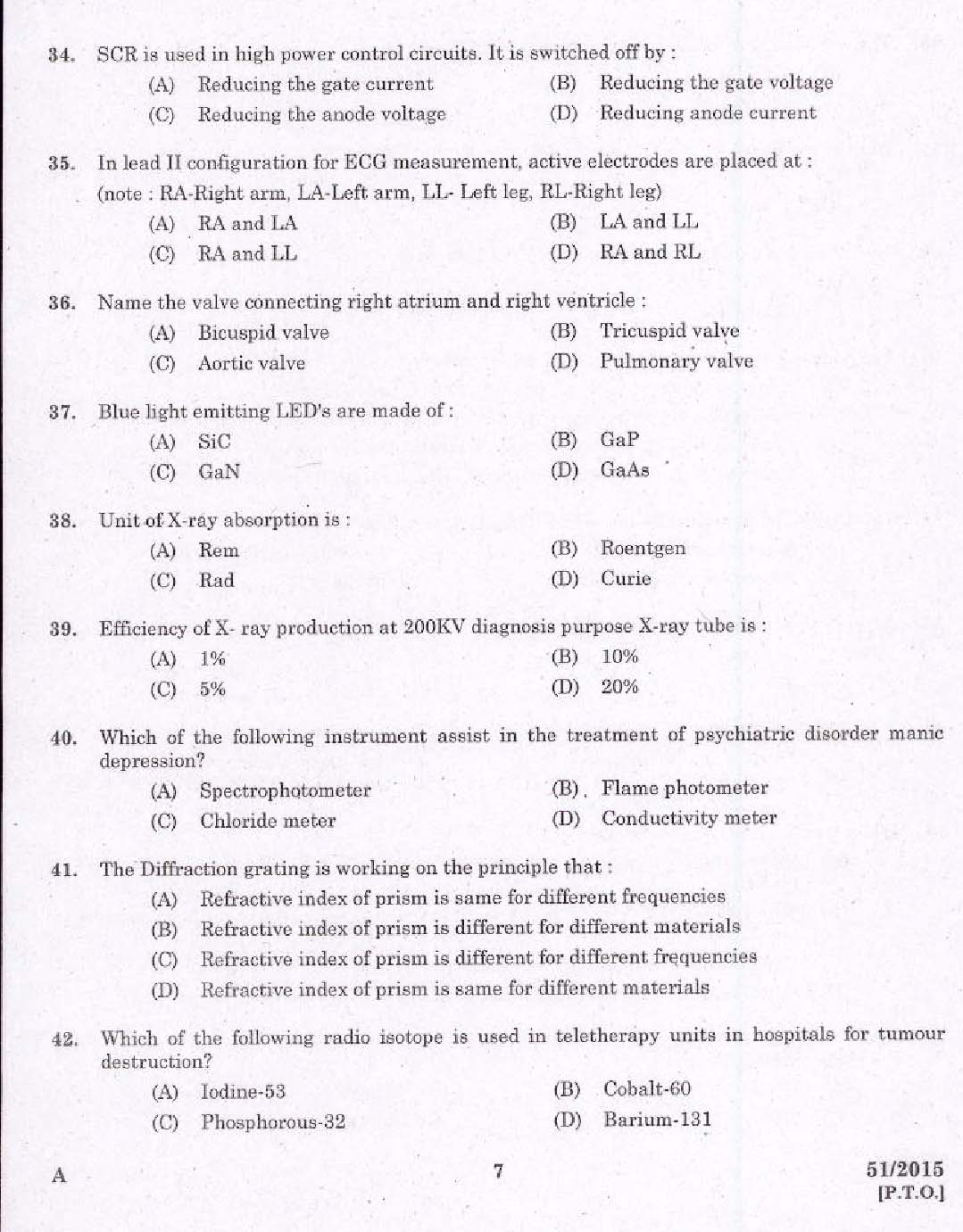 Laboratory Technical Assistant Maintenance and Operation of Bio Medical Equipments 2015 5