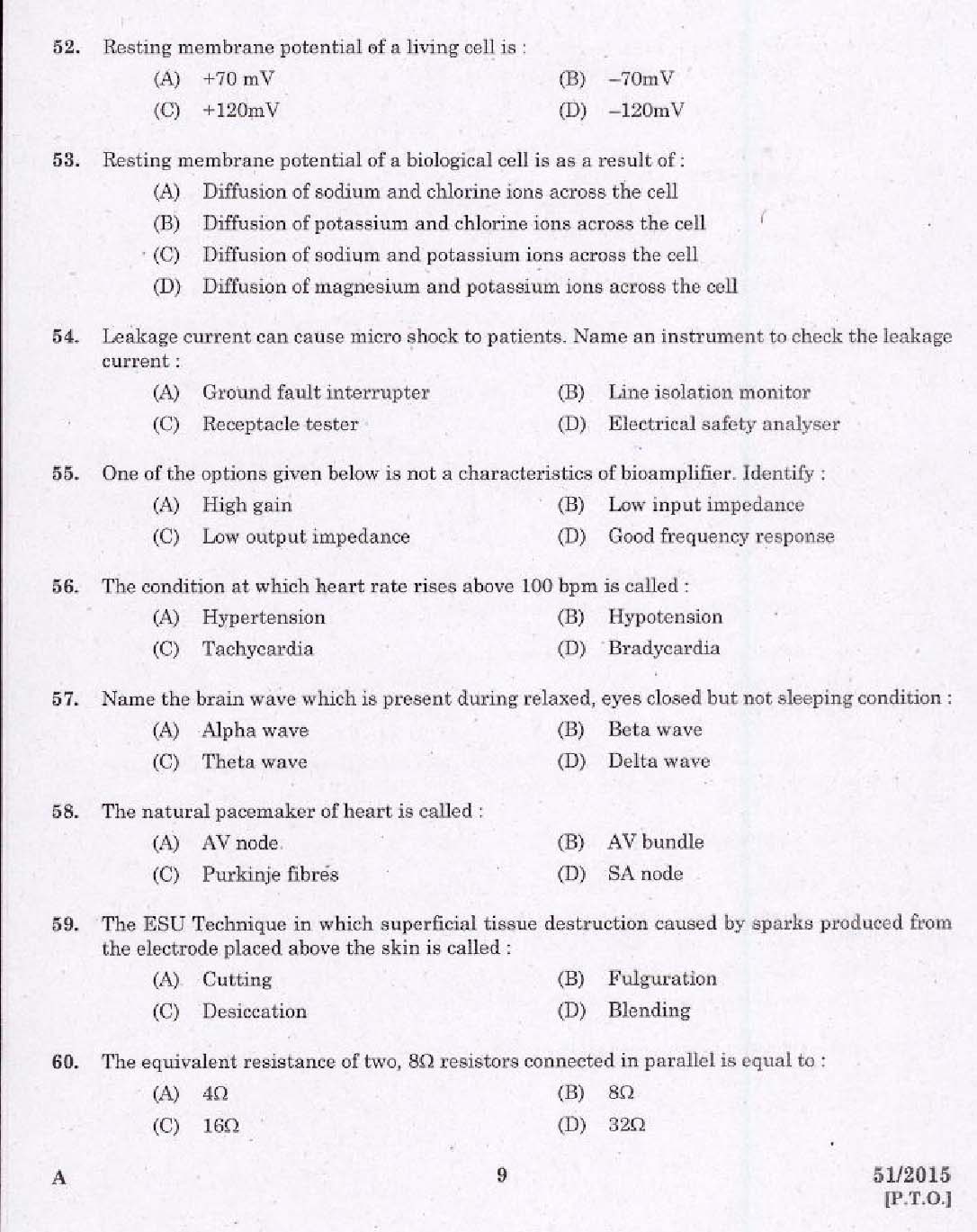 Laboratory Technical Assistant Maintenance and Operation of Bio Medical Equipments 2015 7