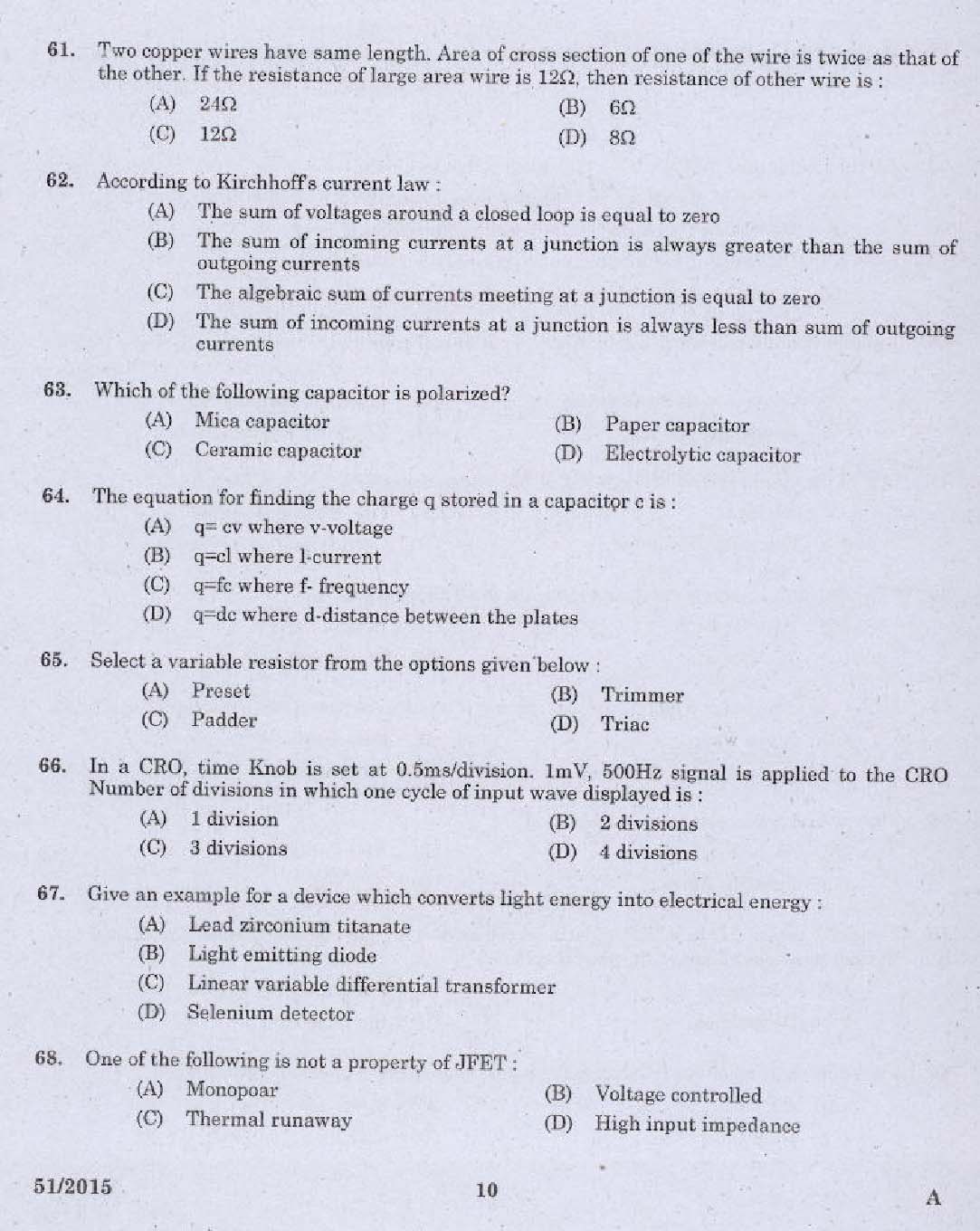 Laboratory Technical Assistant Maintenance and Operation of Bio Medical Equipments 2015 8