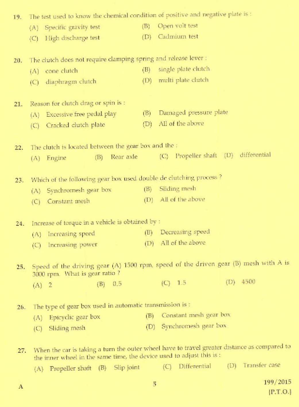 Laboratory Technical Assistant Maintenance and Repairs of Automobiles 2015 3